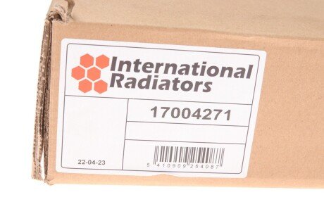 Радиатор интеркулера van Wezel 17004271