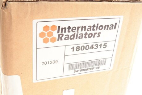 Радиатор интеркулера van Wezel 18004315