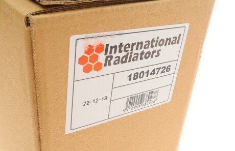 Радіатор інтеркулера van Wezel 18014726