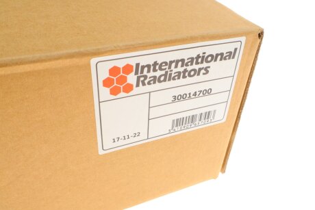 Радіатор інтеркулера van Wezel 30014700