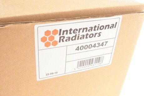 Радиатор интеркулера van Wezel 40004347