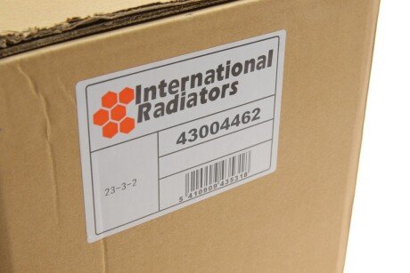 Радіатор інтеркулера van Wezel 43004462