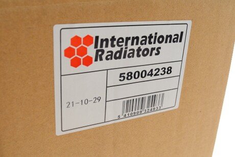 Радиатор интеркулера van Wezel 58004238