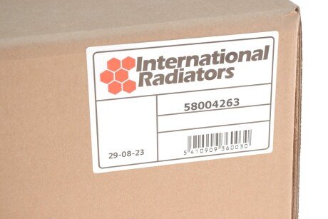 Радиатор интеркулера van Wezel 58004263