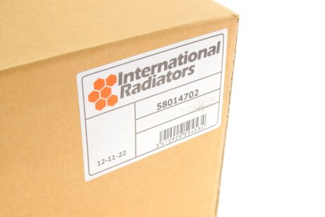 Радиатор интеркулера van Wezel 58014702