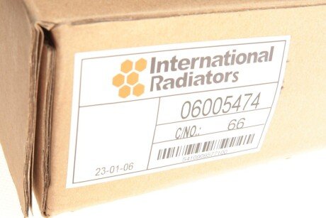 Радіатор кондиціонера van Wezel 06005474