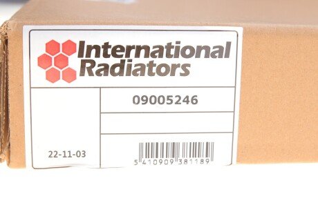 Радіатор кондиціонера van Wezel 09005246