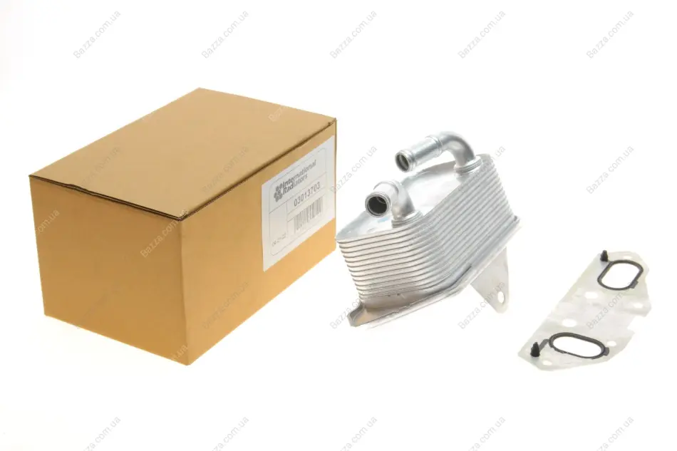 Радиатор маслянный AUDI A4, A6; VW TOUAREG (пр-во) Van Wezel 03013703 (фото 1)
