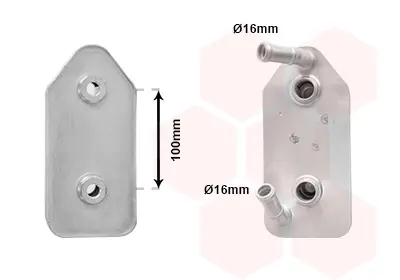 Радиатор масляный Seat; Skoda; VW (пр-во) Van Wezel 03003356 (фото 1)