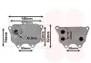 Радиатор масляный SEAT; VW; SKODA; AUDI (пр-во) van wezel 03013704