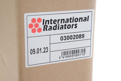 Радіатор охолодження двигуна van Wezel 03002089