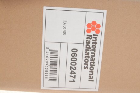 Радіатор охолодження двигуна van Wezel 06002471