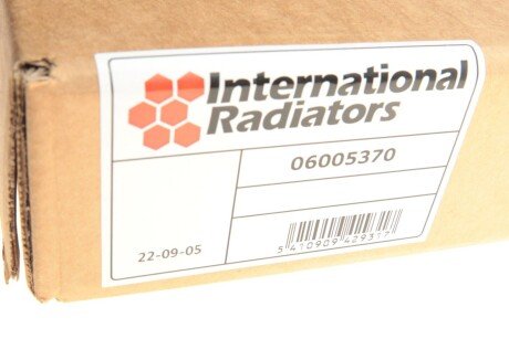 Радиатор охлаждения двигателя van Wezel 06005370