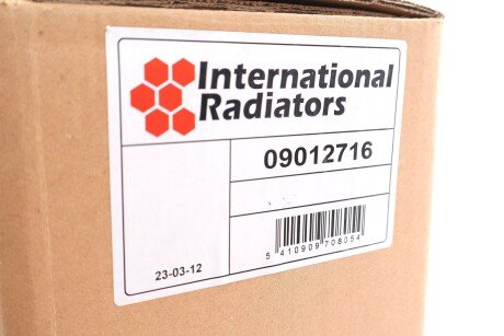 Радиатор охлаждения двигателя van Wezel 09012716