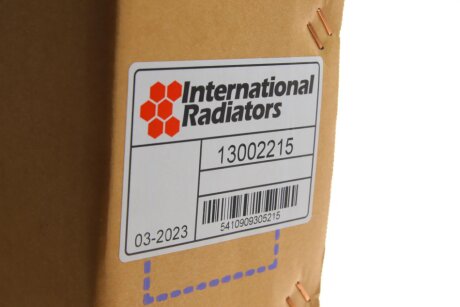 Радіатор охолодження двигуна van Wezel 13002215