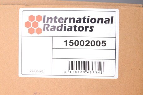 Радиатор охлаждения двигателя van Wezel 15002005