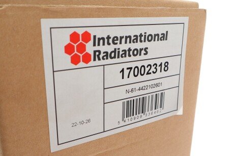 Радиатор охлаждения двигателя van Wezel 17002318