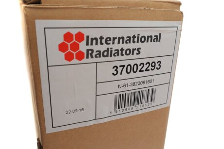 Радіатор охолодження двигуна van Wezel 37002293