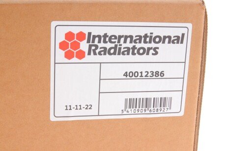 Радіатор охолодження двигуна van Wezel 40012386