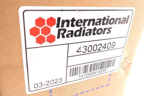 Радиатор охлаждения двигателя van Wezel 43002409