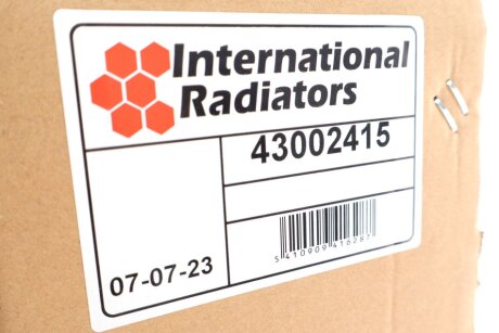 Радіатор охолодження двигуна van Wezel 43002415