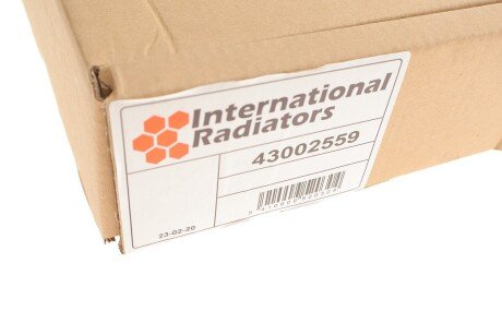 Радіатор охолодження двигуна van Wezel 43002559