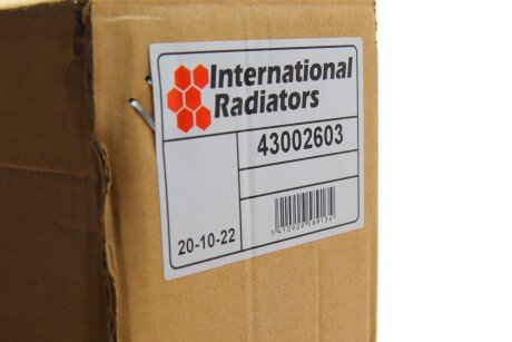 Радіатор охолодження двигуна van Wezel 43002603