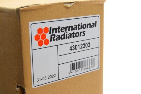 Радіатор охолодження двигуна van Wezel 43012303