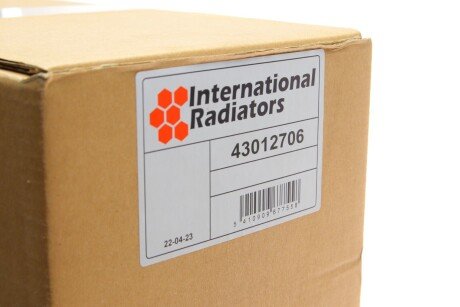 Радиатор охлаждения двигателя van Wezel 43012706