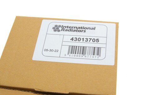 Радиатор охлаждения двигателя van Wezel 43013705