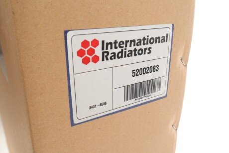 Радіатор охолодження двигуна van Wezel 52002083