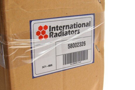 Радіатор охолодження двигуна van Wezel 58002326