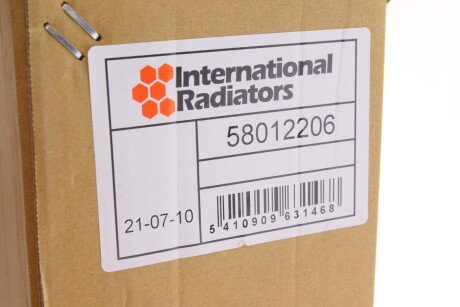 Радіатор охолодження двигуна van Wezel 58012206