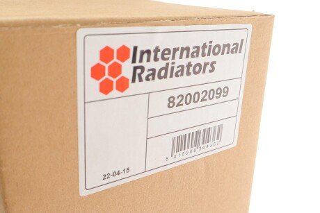 Радіатор охолодження двигуна van Wezel 82002099