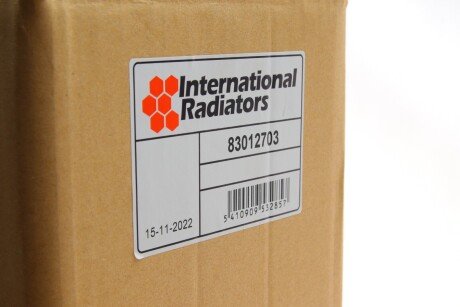 Радиатор охлаждения двигателя van Wezel 83012703