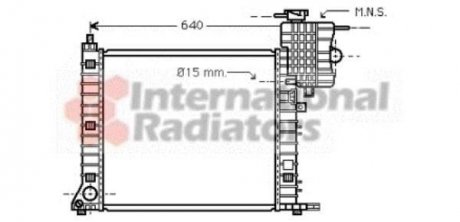 Радиатор охлаждения MERCEDES VITO I W638 (96-) (пр-во) van Wezel 30002264
