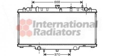 Радиатор охлаждения PATROL GR 28/30TDiC MT 97(пр-во) van Wezel 13002246