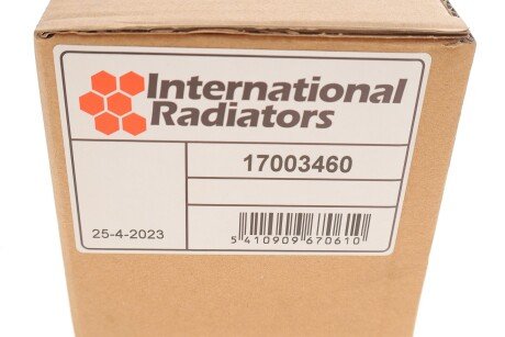 Радіатор оливи van Wezel 17003460