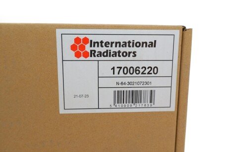 Радіатор пічки (опалювача) van Wezel 17006220