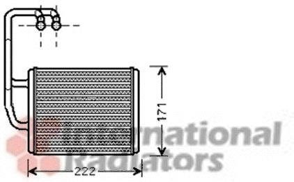 Радиатор отопителя KIA Cerato (LD) (пр-во) van Wezel 83006076