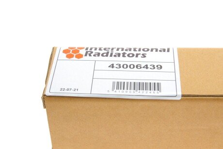 Радиатор печки (отопителя) van Wezel 43006439