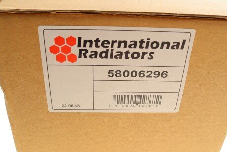 Радиатор печки (отопителя) van Wezel 58006296