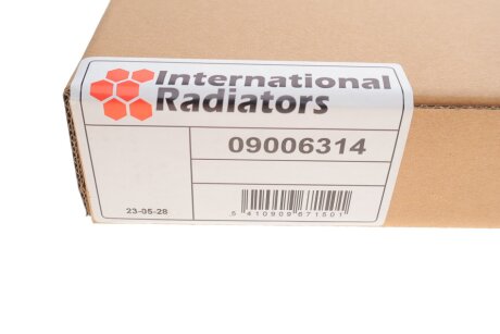 Радиатор печки (отопителя) van Wezel 09006314