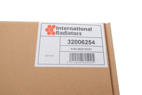 Радіатор пічки (опалювача) van Wezel 32006254