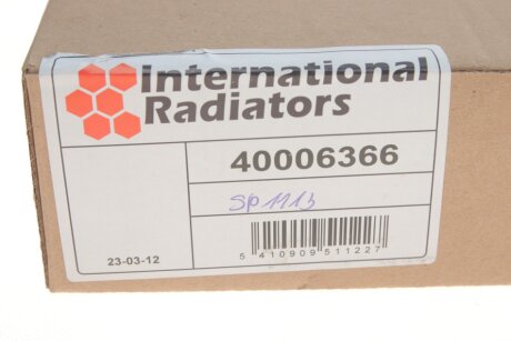 Радіатор пічки (опалювача) van Wezel 40006366