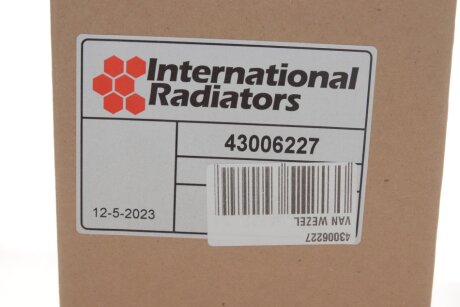 Радиатор печки (отопителя) van Wezel 43006227