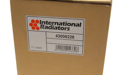 Радіатор пічки (опалювача) van Wezel 43006228