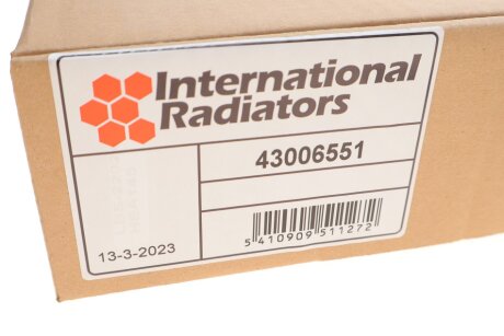 Радиатор печки (отопителя) van Wezel 43006551