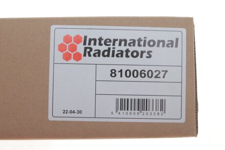 Радиатор печки (отопителя) van Wezel 81006027