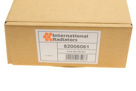 Радиатор печки (отопителя) van Wezel 82006061